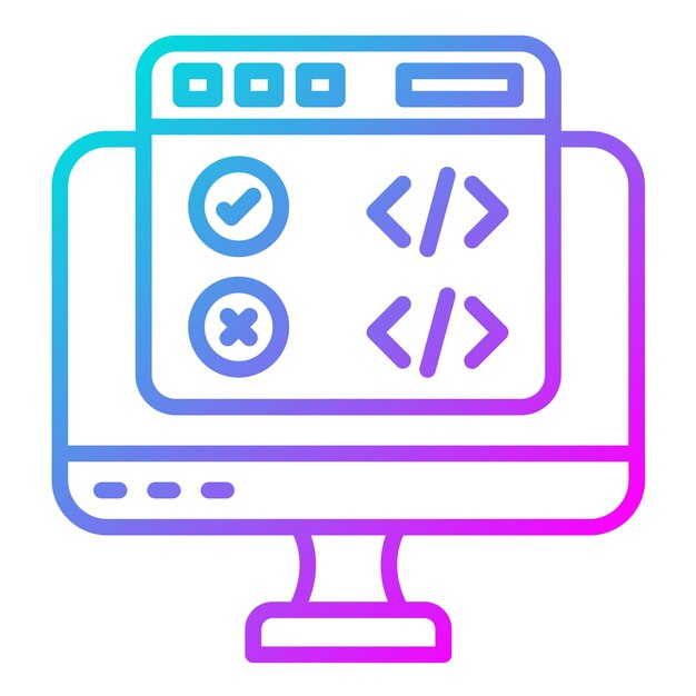 Code Correction Vector Illustration Style