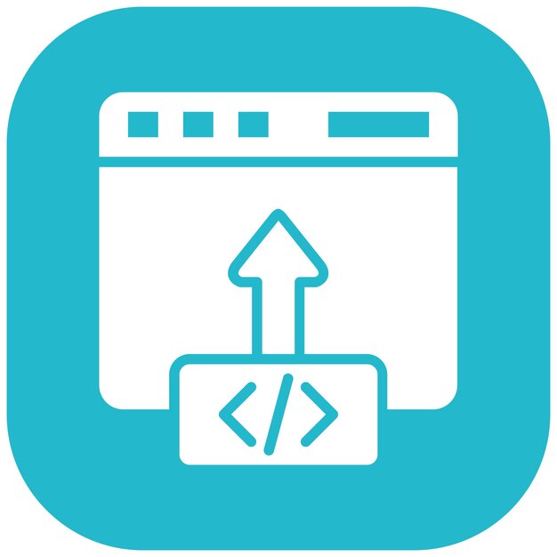 Code Deployment Vector Illustration Style
