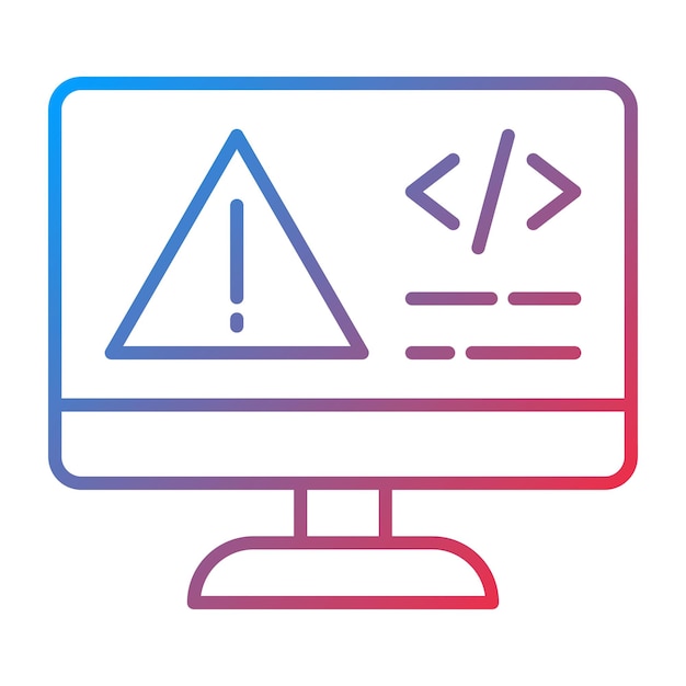 Code Error icon vector image Can be used for Coding and Development