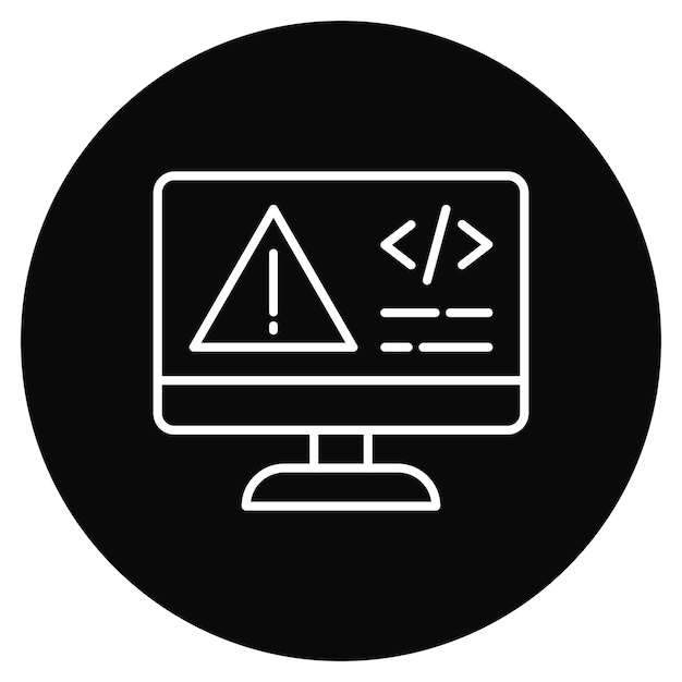 Code Error icon vector image Can be used for Coding and Development