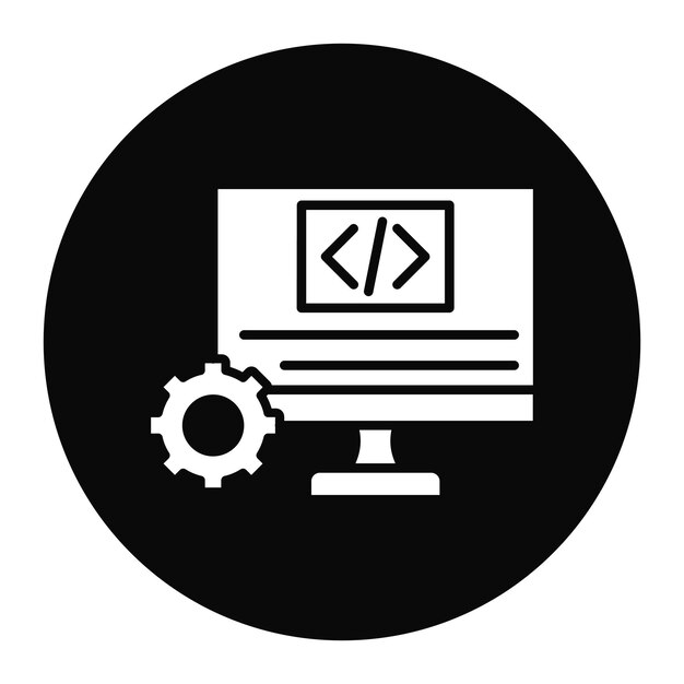 code free development vector icon can be used for no code iconset