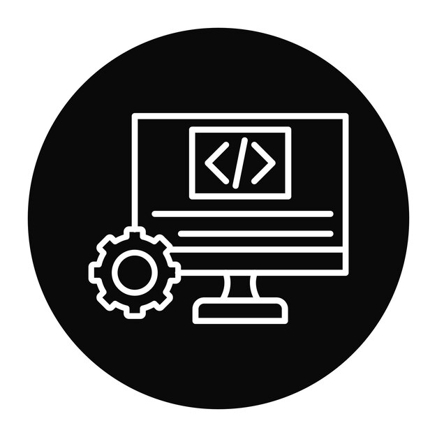 code free development vector icon can be used for no code iconset