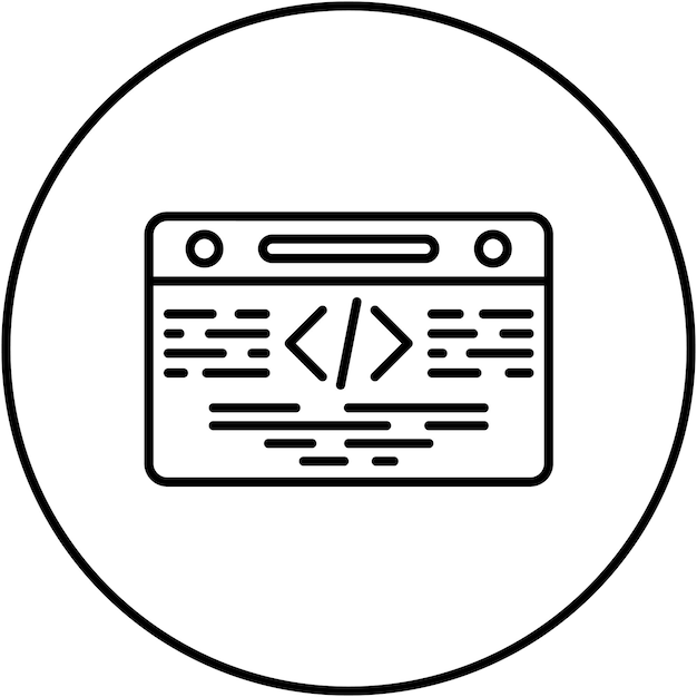 code icon vector image can be used for agile