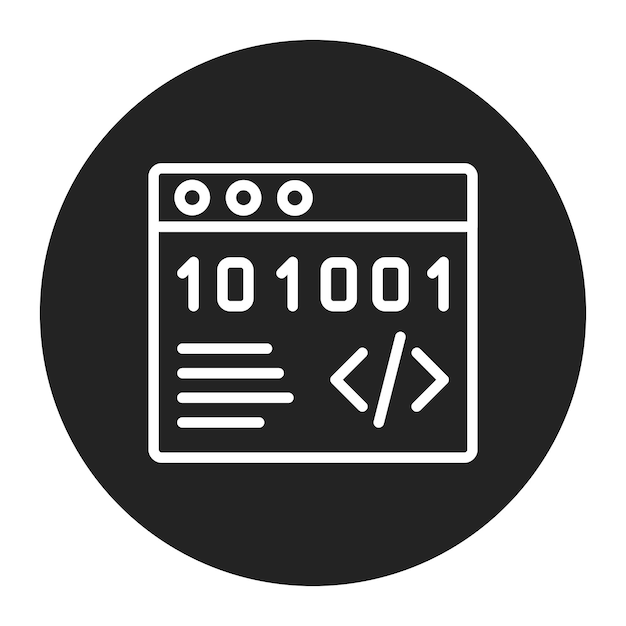 code icon vector image can be used for information security