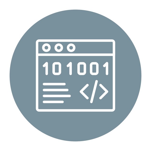 code icon vector image can be used for information security