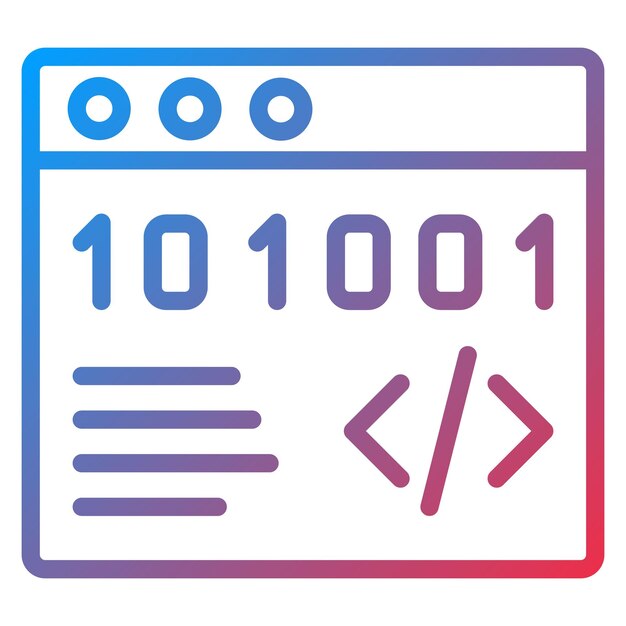 code icon vector image can be used for information security