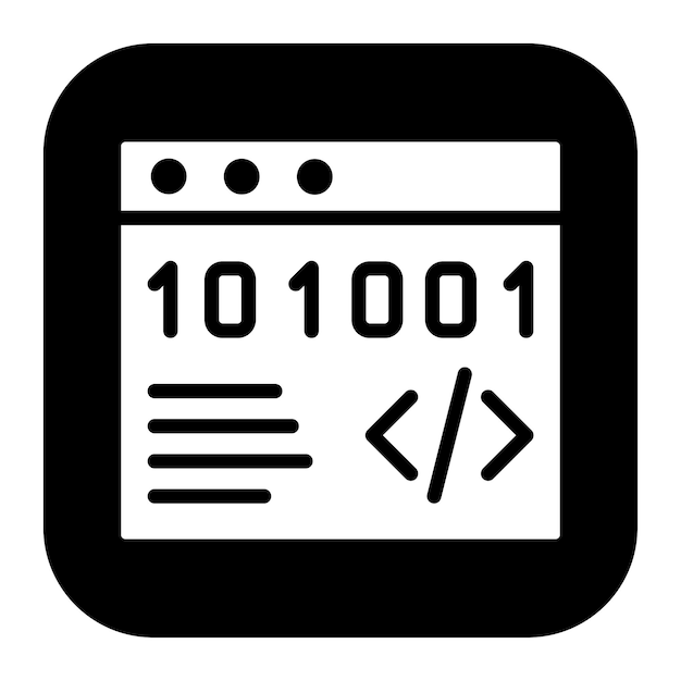 code icon vector image can be used for information security