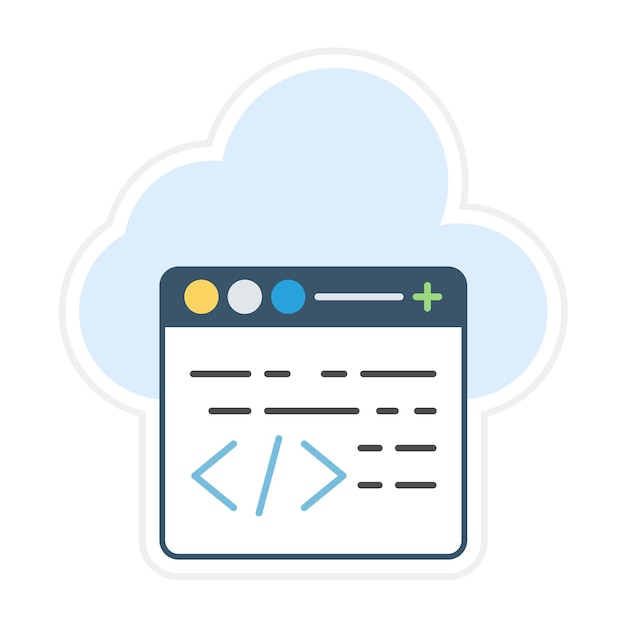 Code Processor vector icon Can be used for Computer Programming iconset