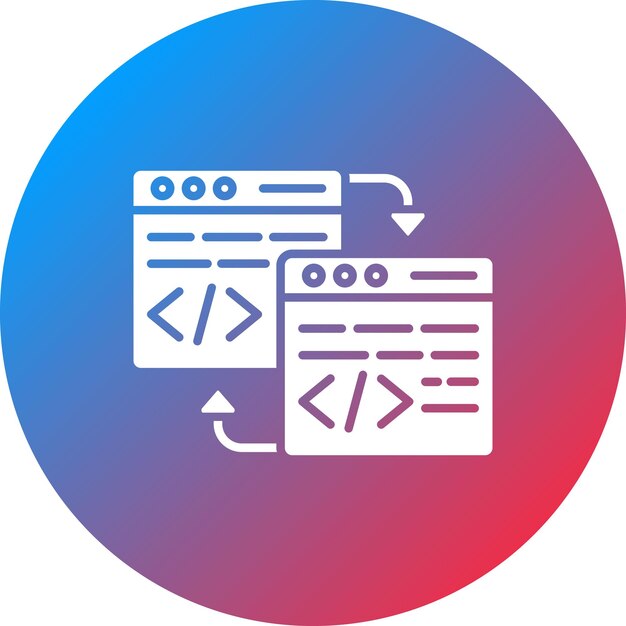 Code Refactoring icon vector image Can be used for Computer Programming