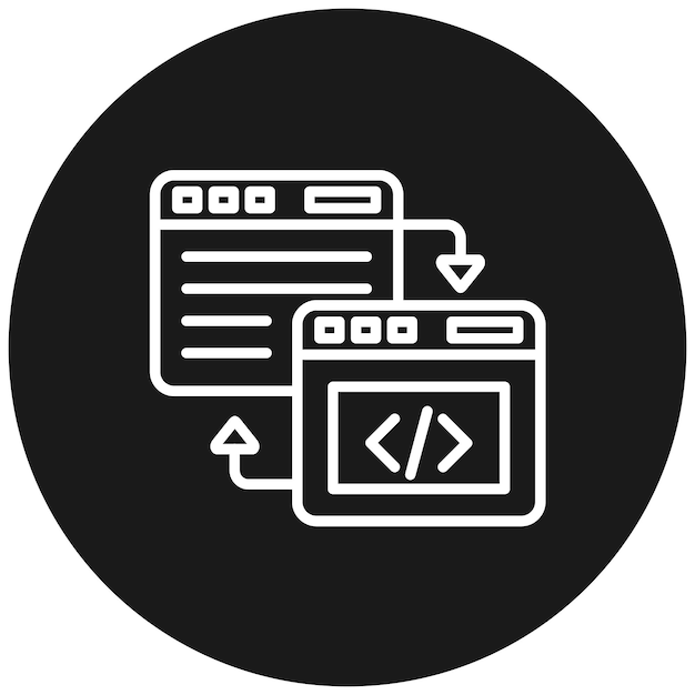 Code Refactoring vector icon Can be used for Computer Programming iconset