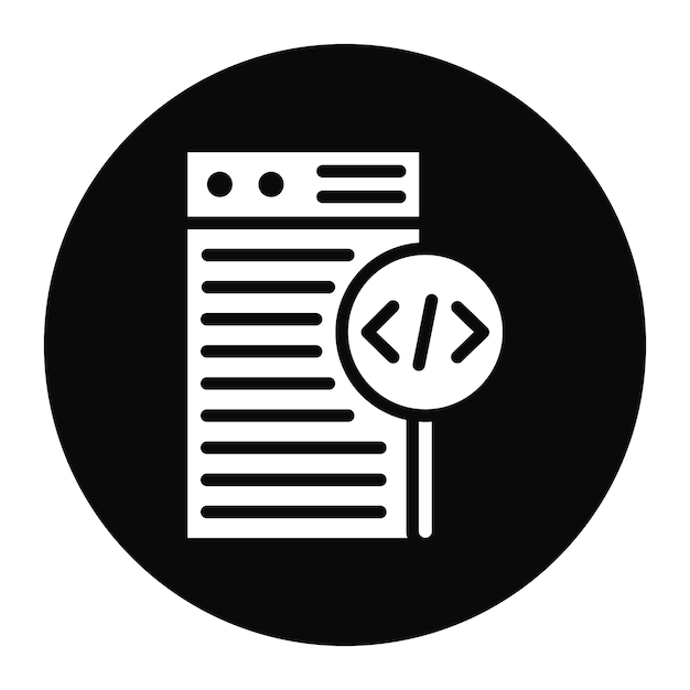 code review icon vector image can be used for quality assurance