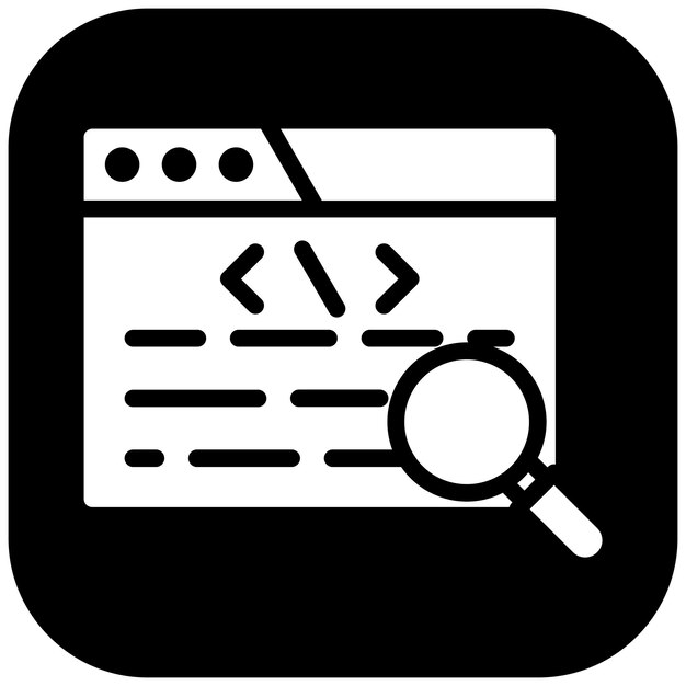 code review vector icon illustration of quality assurance iconset