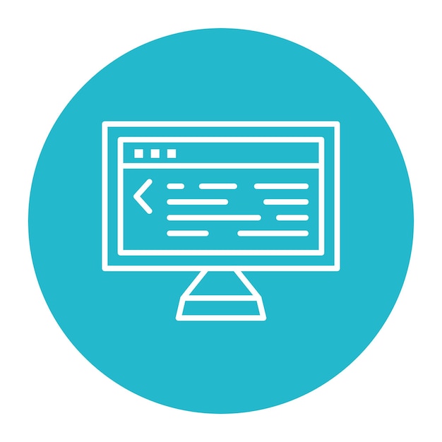 Code Terminal Vector Illustration