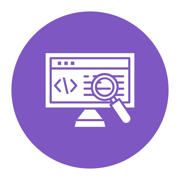 Code Testing Vector Illustration