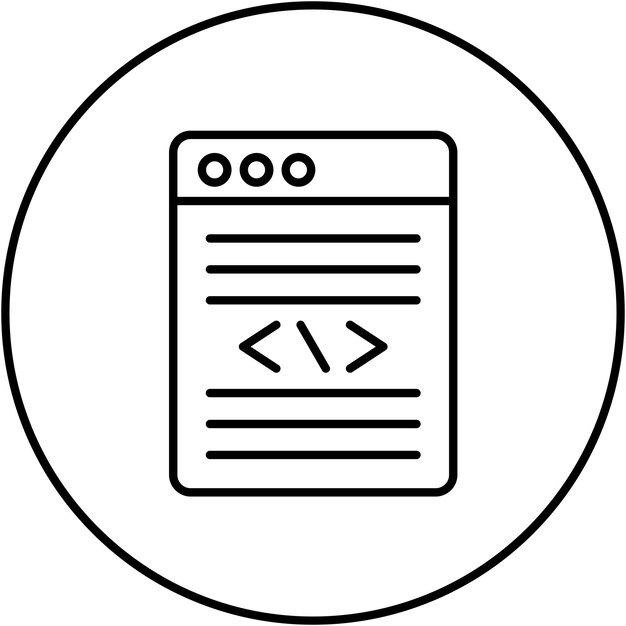 Coding icon vector image Can be used for No Code