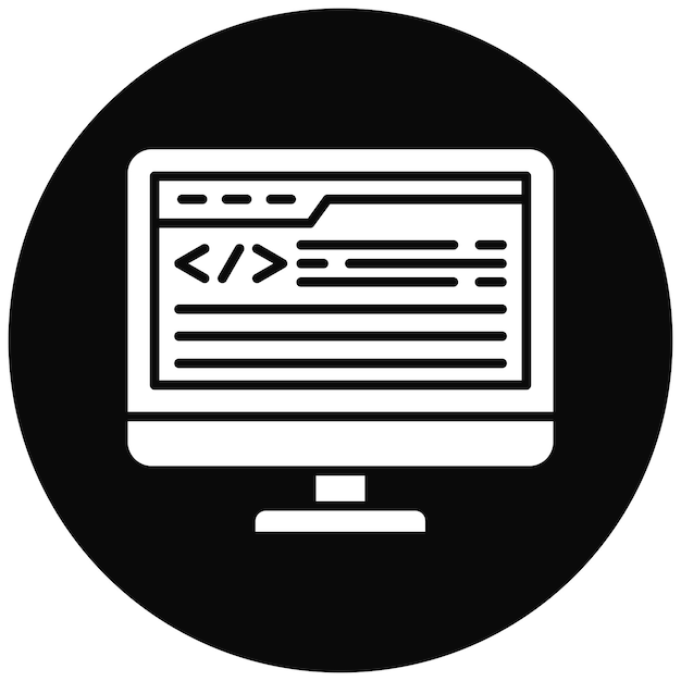 Coding icon vector image Can be used for Startup