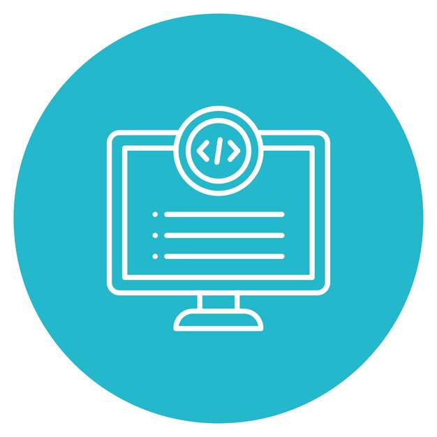 Coding Language icon vector image Can be used for Computer Science
