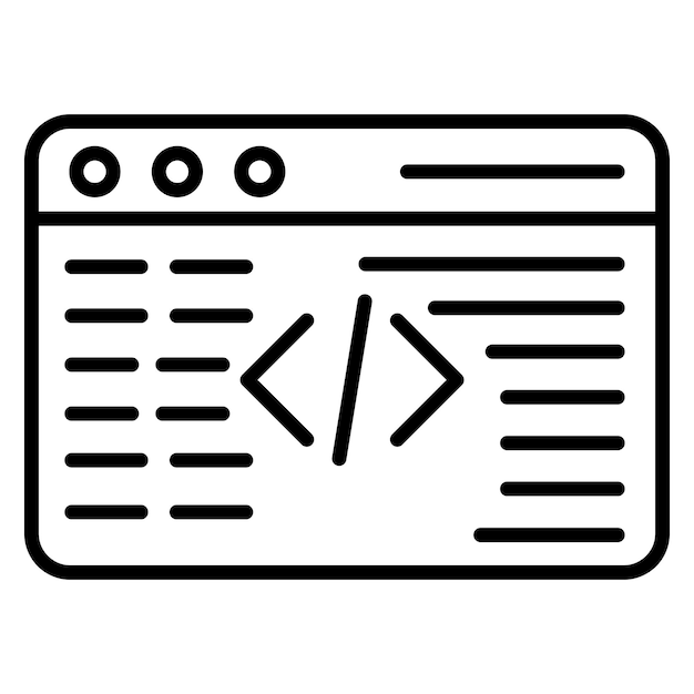 coding vector icon can be used for no code iconset