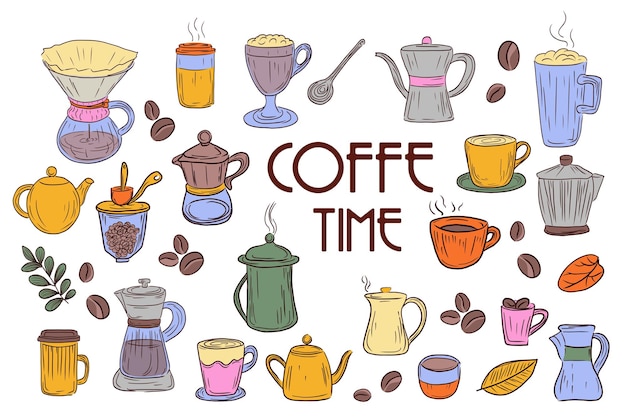 Coffee Stickers Set