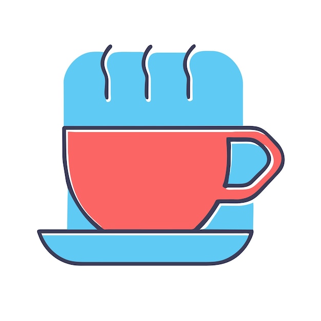 coffee vector graphics illustration EPS source file format lossless scaling icon design
