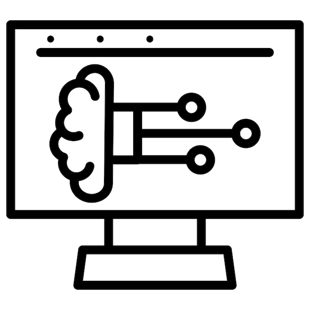 Cognitive Computing Line Illustration