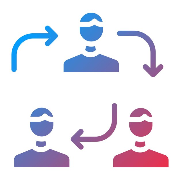 collaboration icon vector image can be used for core values