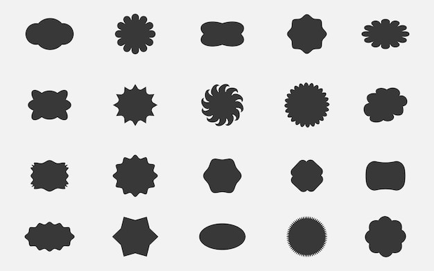 Collection of Badge Shapes