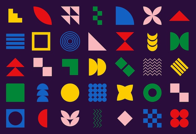 Collection of geometric shapes