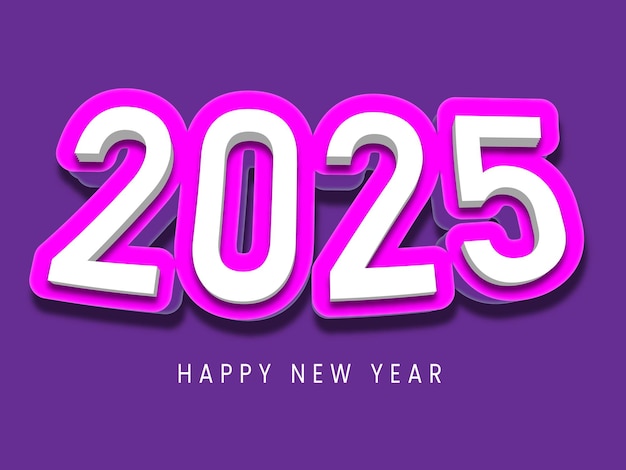 collection of happy new year 2025 designs elegant and beautiful poster designs vector premium