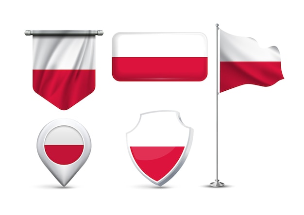Collection of Polish Flags and Emblems