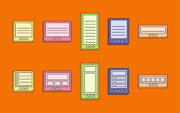 Collection of UI Window Frame Notes