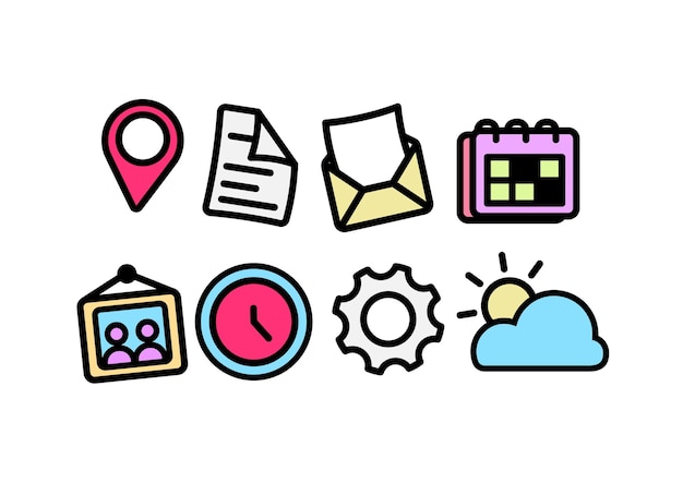 Collection of vector icons