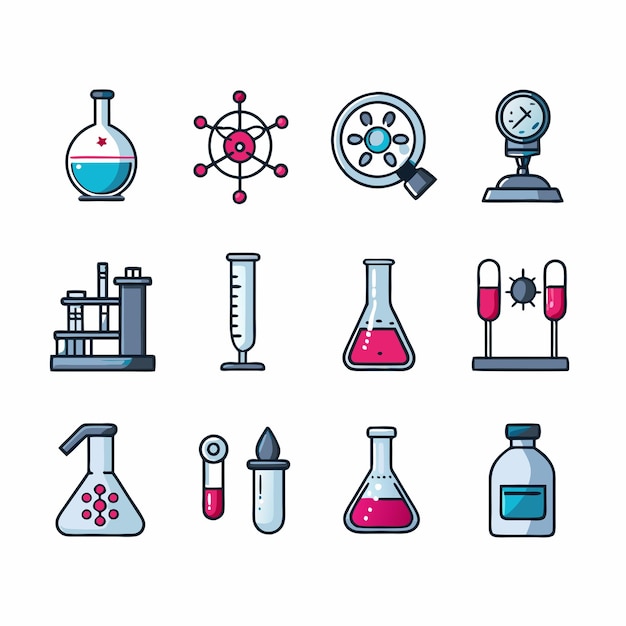 Collection vector graphics illustration EPS source file format lossless scaling icon design