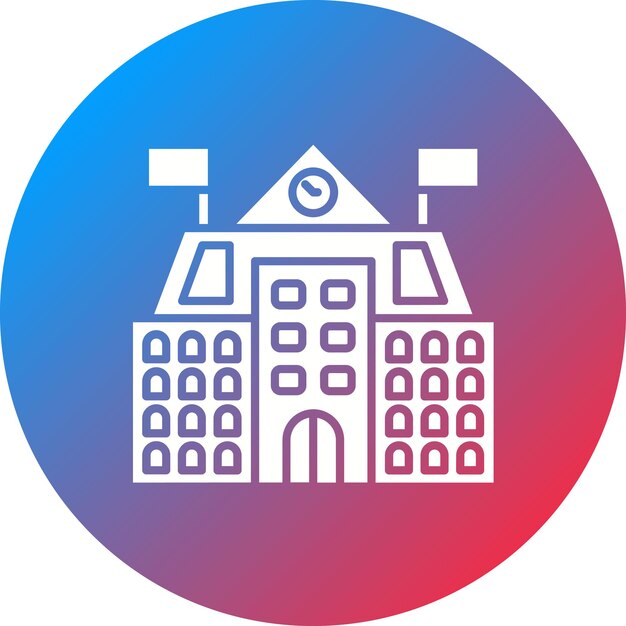 College icon vector image Can be used for University