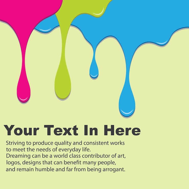 Vektör color paint vector illustration design template