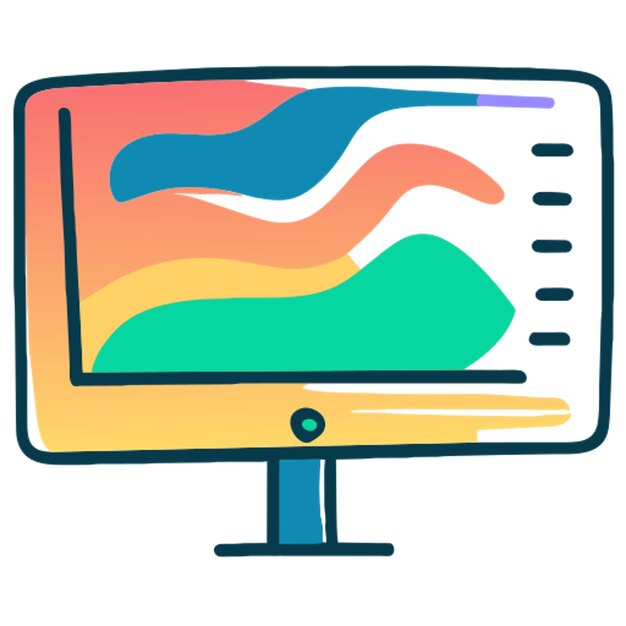 color photo of a complex chart displayed on a highresolution screen the chart is filled