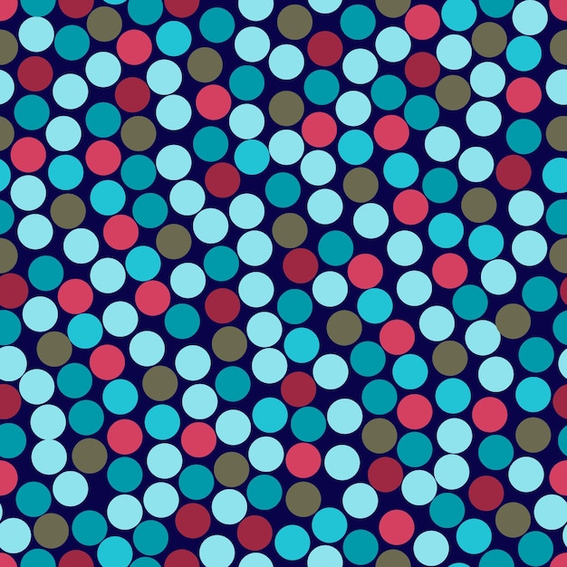 color polka dot pattern seamless background
