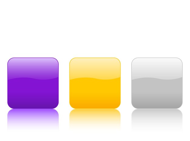 Color rounded square button 2
