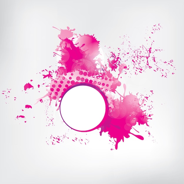 Colored paint splashes on abstract background abstract vector illustration with background
