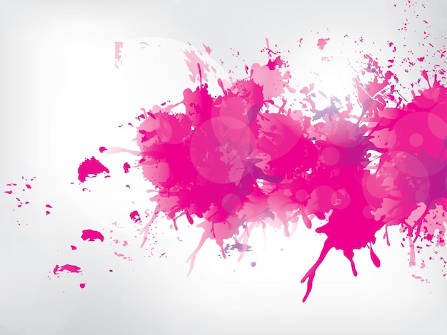 Colored paint splashes on abstract background abstract vector illustration with background