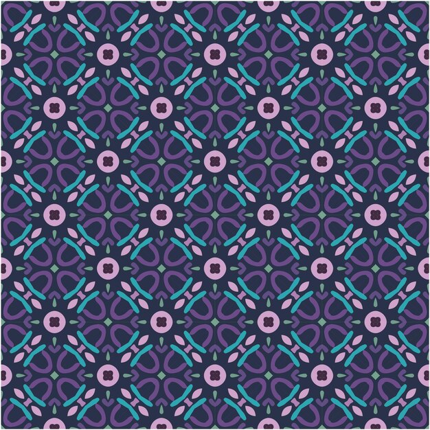 colored seamless pattern design abstract style