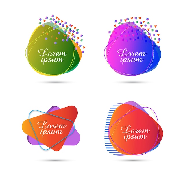 colorful abstract circles shape