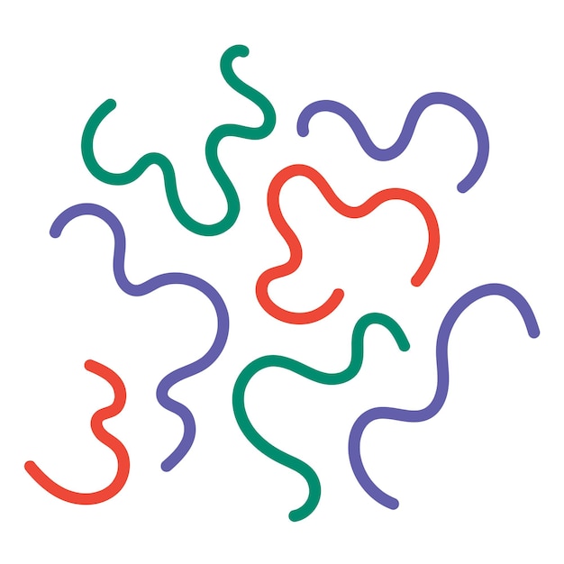 Colorful abstract flowing pattern 7