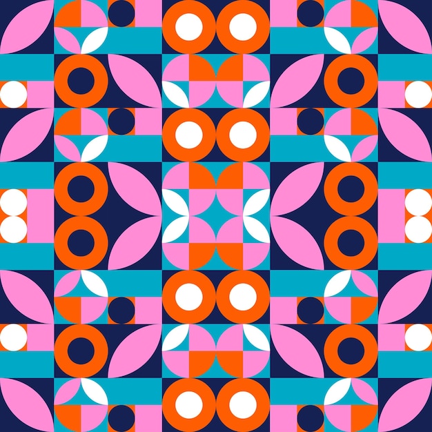 Colorful Abstract Geometric Background and Pattern