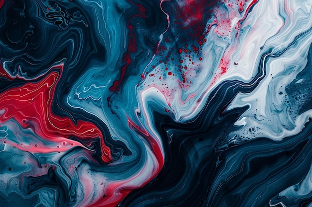 Colorful abstract painting background Liquid marbling paint background Fluid painting abstract
