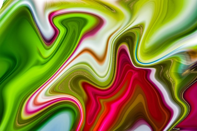 Colorful abstract painting background Liquid paint background
