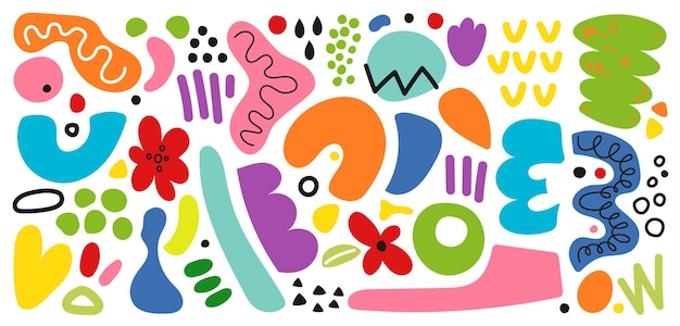 Colorful Abstract Shape Collection