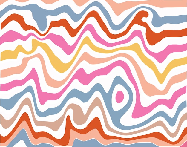 colorful abstract wave pattern vector design vibrant groovy liquid wave backgroundstripe wallpaper