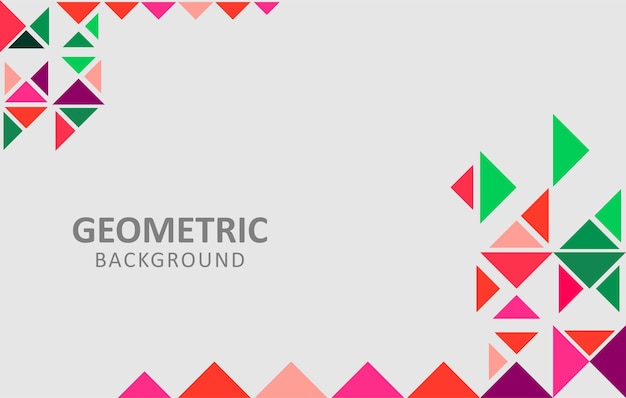 colorful background with geometric shapes
