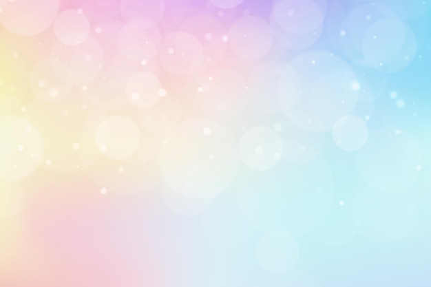 Colorful bokeh soft light abstract background